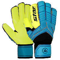 Перчатки вратарские STAR NEW DASH SG630 размер L цвет синий-желтый