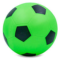 М'яч гумовий Zelart Футбольний FB-5651 колір оранжевий Салатовий