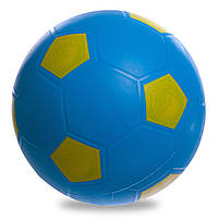 Мяч виниловый Футбольный LEGEND FB-1911 цвет синий-желтый