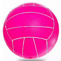 М'яч гумовий Zelart Волейбольний BA-3006 колір лимонний Малиновий