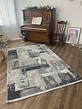 Килим сучасний 3758 сірий, фото 6