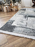 Килим сучасний 3758 сірий, фото 8