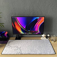 Килимок для миші 900x400мм, Ігровий килимок для мишки, Ігрова поверхня для миші та клавіатури