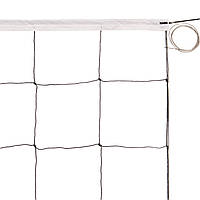 Сітка для волейболу Zelart China model 1 SO-7467 колір білий-чорний