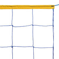 Сітка для волейболу Zelart China model 69 SO-7465 колір білий Жовтий-синій