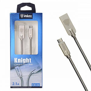 Кабель для заряджання телефону Inkax micro usb 2.1A 100cm