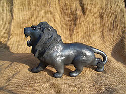 Фігура льва та слона (ручна ліпка) глиняна