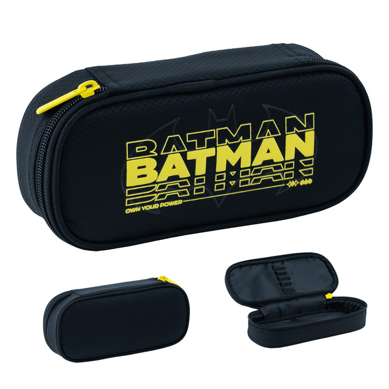 Пенал Kite DC Comics Batman DC24-662  21x8.5x4.5  чорний, фото 1