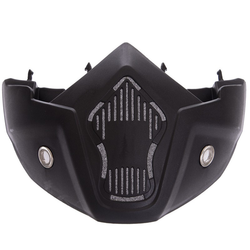 Защитная маска-трансформер очки пол-лица Zelart MS-6827 черный - фото 9 - id-p2132799552