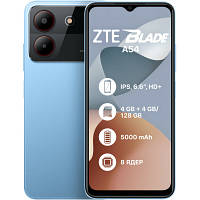Мобільний телефон ZTE Blade A54 4/128 GB Blue (1011467) KZZ