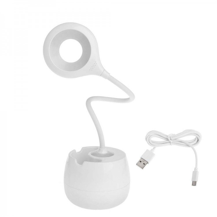 Сенсорна настільна лампа трансформер на гнучкій ніжці, фото 1