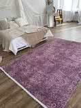 Килим декоративний безворсовий рожевий, фото 3
