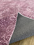 Килим декоративний безворсовий рожевий, фото 4