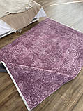 Килим декоративний безворсовий рожевий, фото 6