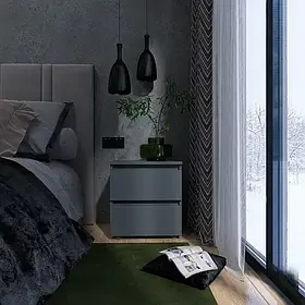 Тумба приліжкова "Лайт ТЛ-1" графіт