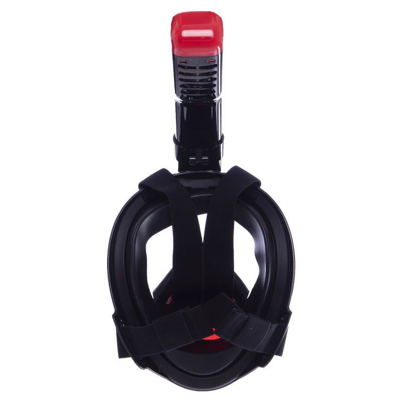 Маска для снорклинга с дыханием через нос CIMA Swim One F-118 размер S-M цвет черный-красный - фото 10 - id-p2132763480