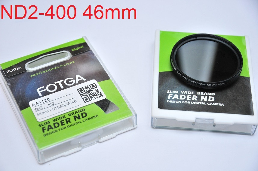 9 в 1 ND 46 мм FOTGA ND2-400 Змінний нейтрально-сірий фільтр Slim