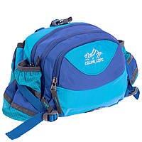 Сумка поясная COLOR LIFE WAIST BAG TY-5335 цвет голубой