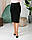 Спідниця жіноча трикотажна чорна, фото 2