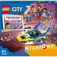 Конструктор LEGO City Missions Детективные миссии водной полиции 278 деталей (60355) KZZ