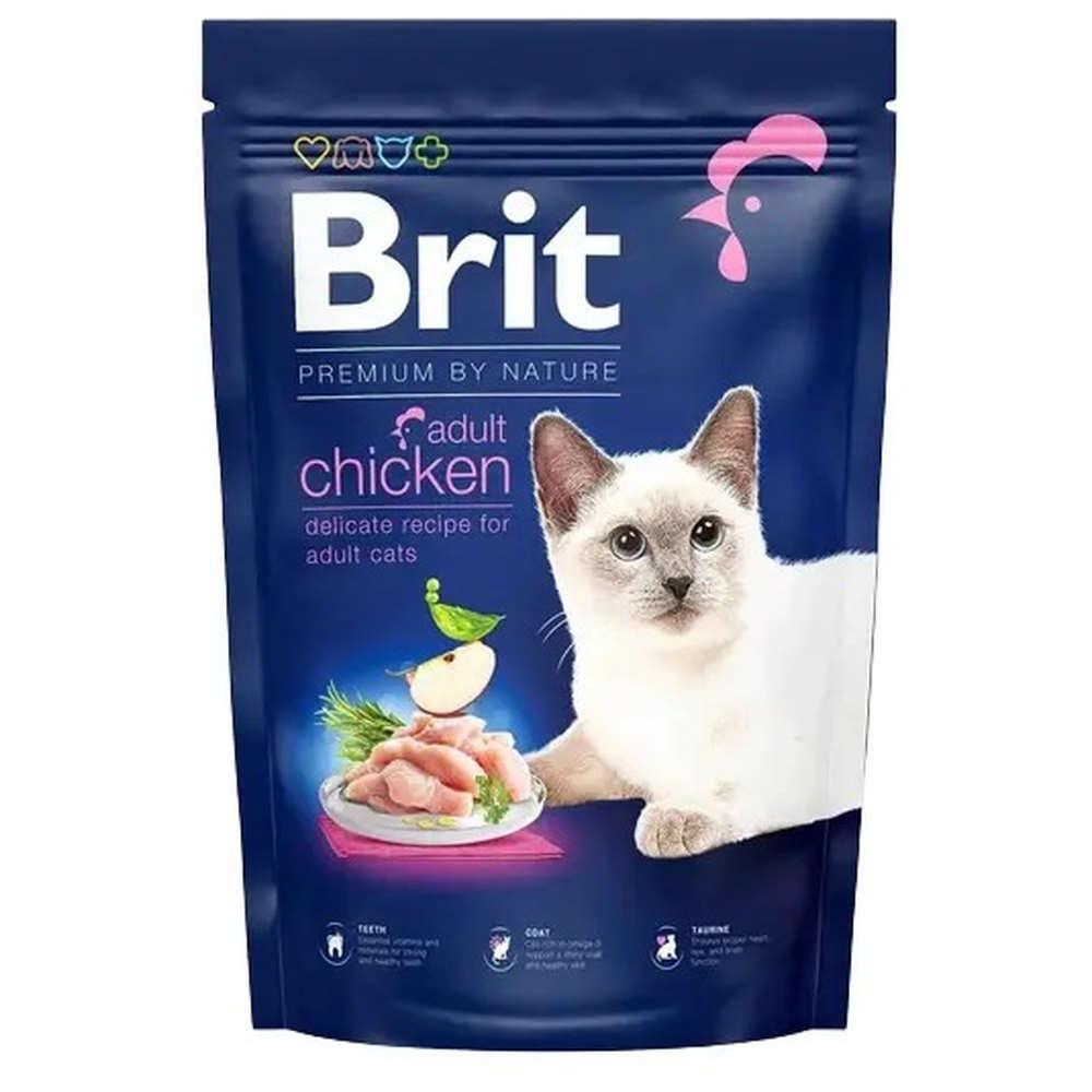 Brit Premium Adult Chicken для кішок із куркою 300 г