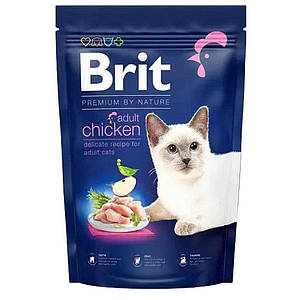 Brit Premium Adult Chicken для кішок з куркою 1.5 кг