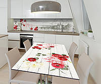 Наклейка 3Д виниловая на стол Zatarga «Пражская мечта» 650х1200 мм для домов, квартир, столов CS, код: 6444666