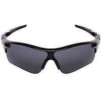 Окуляри спортивні сонцезахисні OAKLEY MS-107 колір чорний