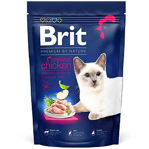 Brit Premium Sterilised Chicken для стерилізованих кішок із куркою 300 г