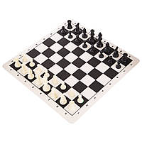 Шахматные фигуры с полотном Zelart P401 пешка-5 см пластик