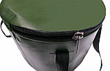 Складне Рибальське Відро LionFish.sub для риболовлі, підгодовування, полювання. Герметична сумка із ПВХ на 8л, фото 5