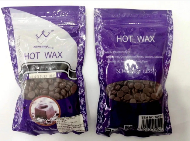 Віск для депіляції у гранулах Konsung Beauty Шоколад 300 г, фото 1