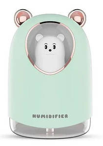 Зволожувач повітря H2O Humidifier USB з ведмедиком на 300 мл / 8023
