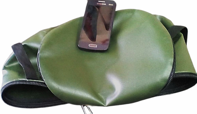 Складне Рибальське Відро LionFish.sub для риболовлі, підгодовування, полювання. Герметична сумка із ПВХ на 8л