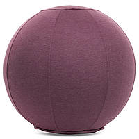 Мяч для фитнеса фитбол с чехлом FHAVK FI-1466 цвет фиолетовый