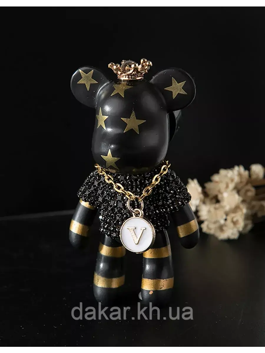 Ароматизатор Bearbrick Black v2 на дефлектор авто