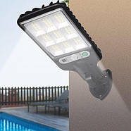 Вуличний ліхтар на сонячній батареї на стовп Sensor Street Lamp JY-616-5 Ліхтар із датчиком руху, фото 7