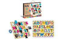 Деревянная игрушка логика Kids hits английский алфавит