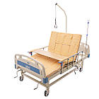 АКЦІЯ! Медичне ліжко широке з туалетом і функцією бічного перевороту для важкобольних, фото 2