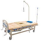 АКЦІЯ! Медичне ліжко широке з туалетом і функцією бічного перевороту для важкобольних, фото 9