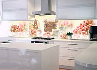 Наклейки кухонный фартук Zatarga Время 600х2500 мм Розовый (Z180098 1) TM, код: 1836426