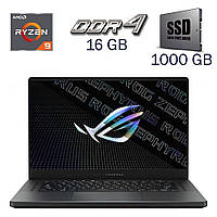 Игровой ноутбук Asus ROG Zephyrus GA503QR/ 15.6" 2560x1440/ Ryzen 9 5900HS/ 40GB RAM/ 1000GB SSD/ RTX 3070 8GB