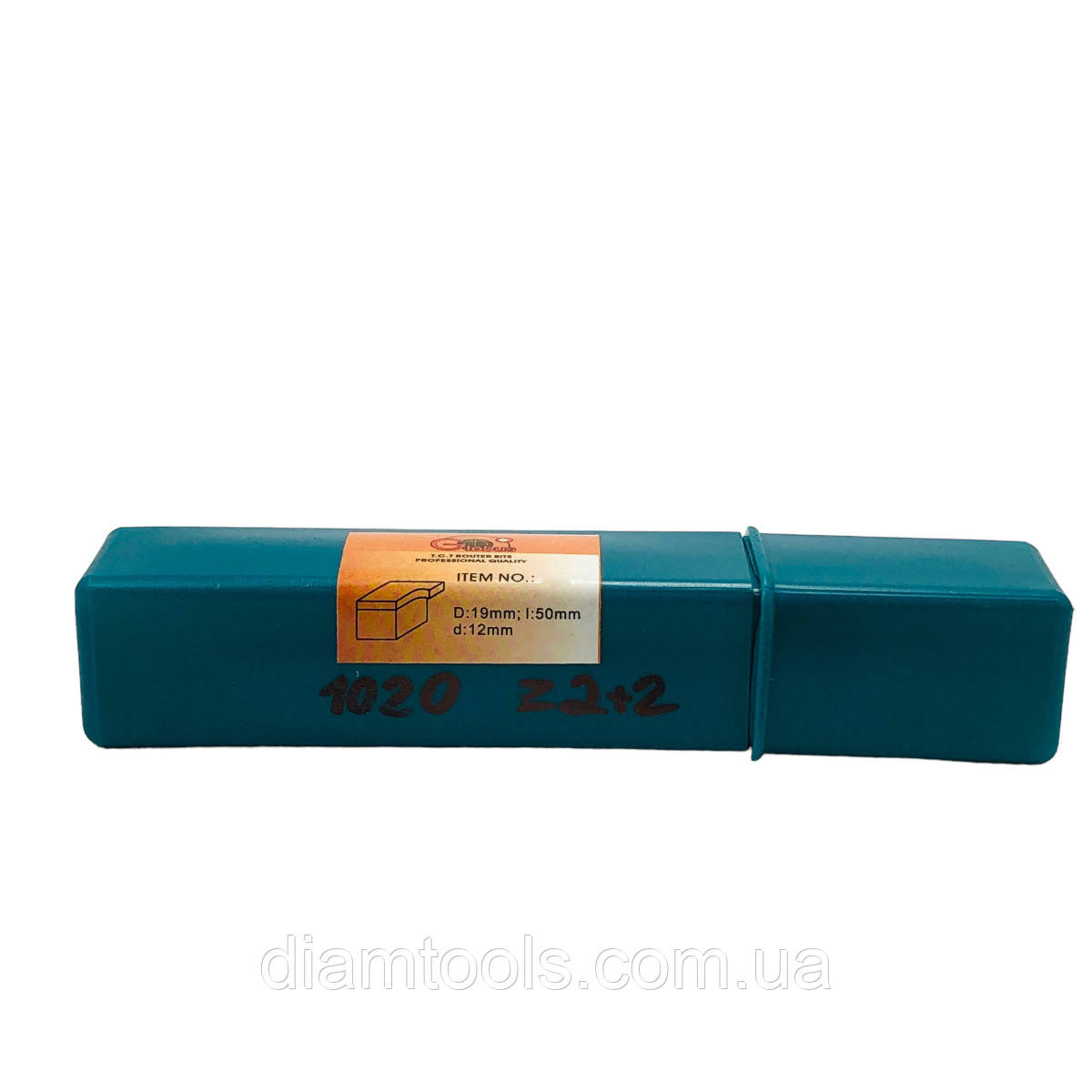 Фреза кромкова пряма Глобус 1020 D19 d12 L101 h50 z2+2