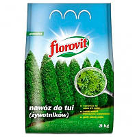 Удобрение для туи и хвойных растений, 3кг, Флоровит