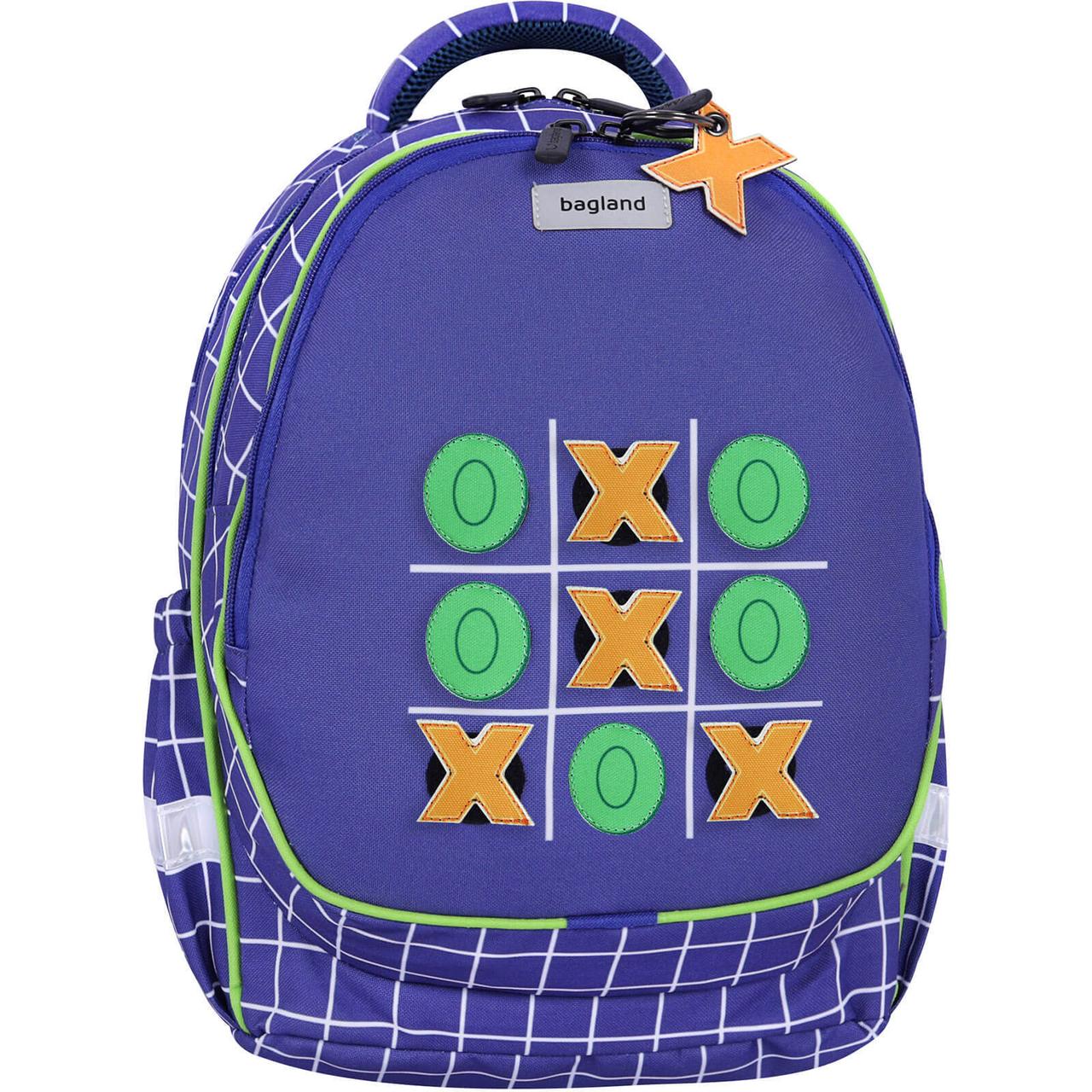 Школьный рюкзак с ортопедической спинкой для мальчика 1 2 3 класс, портфель первокласснику в школу, синий - фото 1 - id-p1173871839