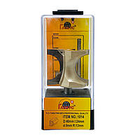 Фреза кромкова напівстрижнева Глобус 1014 D40 d8 L57 h22 R12