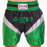 Шорти для тайського боксу та кікбоксингу TWN ZB-6142 розмір L колір зелений