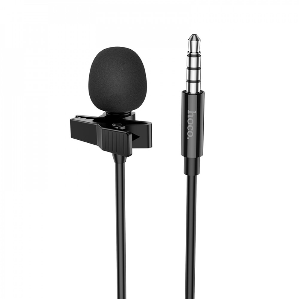 Мікрофон для телефона 3.5 mm — Hoco L14 Lavalier — Black