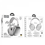 Bluetooth Headphones — Hoco W35 Air Triumph — Silver, фото 3