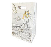 Свадебный бумажный пакет для каравая торта шишки
